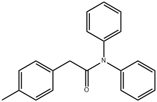 4-Methyl-N,N-diphenylbenzeneacetamide Struktur