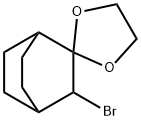 3-ブロモスピロ[ビシクロ[2.2.2]オクタン-2,2'-[1,3]ジオキソラン] 化学構造式