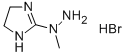 2-(1-甲基肼基)-4,5-二氢-1H-咪唑氢溴化物,55959-80-3,结构式