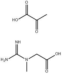 丙酮酸肌酸盐,55965-97-4,结构式