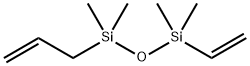 1-エテニル-1,1,3,3-テトラメチル-3-(2-プロペニル)プロパンジシロキサン 化学構造式