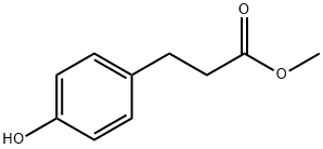 3-(4-ヒドロキシフェニル)プロピオン酸メチル 化学構造式