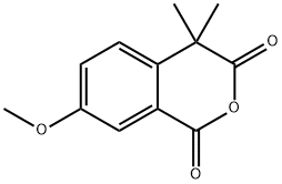 7-Methoxy-4,4-dimethyl-1H-2-benzopyran-1,3(4H)-dione Structure