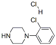 1-(o-chlorophenyl)piperazine hydrochloride Structure