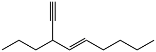 (E)-4-Ethynyl-5-decene Struktur