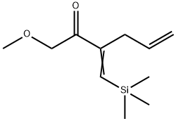 5-Hexen-2-one, 1-methoxy-3-[(trimethylsilyl)methylene]- 结构式