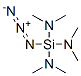 1-azido-N,N,N',N',N'',N''-hexamethylsilanetriamine  Struktur