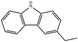 3-エチルカルバゾール (3-ET-9H-CARBAZOLE), IN TOLUENE (1000ΜG/ML) 化学構造式