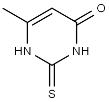 甲基硫氧嘧啶,56-04-2,结构式