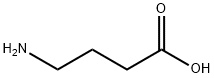 4-アミノ酪酸 化学構造式