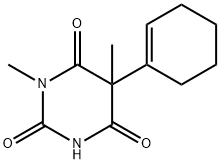 环已巴比妥, 56-29-1, 结构式