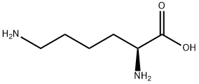 L-(+)-リジン 化学構造式