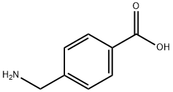 4-(アミノメチル)安息香酸 化学構造式