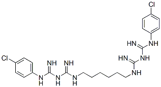 醋酸氯己定, 56-95-1, 结构式
