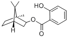 BENZOIC ACID,2-HYDROXY-, (1R,2S,4R)-1,7,7-TRIMETHYLBICYCLO[2.2.1]HEPT-2-YL ESTER, REL- BENZOIC ACID,, 560-88-3, 结构式