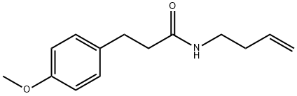 N-(3-Butenyl)-4-methoxybenzenepropanamide Structure