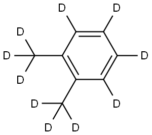 (2H10)-o-キシレン 化学構造式