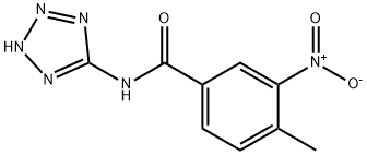 Benzamide, 4-methyl-3-nitro-N-1H-tetrazol-5-yl- (9CI) Structure