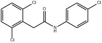 2,6-Dichloro-N-(4-chlorophenyl)-benzeneacetaMide Struktur