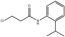 3-chloro-N-(2-isopropylphenyl)propanamide Struktur