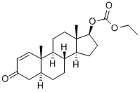 1-testosterone Ethyl carbonate Struktur