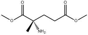 2-Methyl-2-aminopentanedioic acid dimethyl ester Struktur