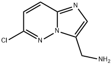 6-CHLORO-IMIDAZO[1,2-B]PYRIDAZINE-3-METHANAMINE Structure