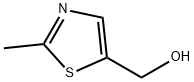 2-甲基噻唑-5-基)甲醇 结构式