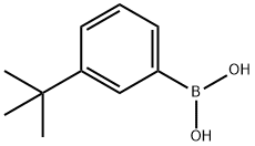 3-TERT-ブチルフェニルボロン酸 化学構造式