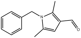 1-苄基-2,5-二甲基-1H-吡咯-3-甲醛, 56018-32-7, 结构式