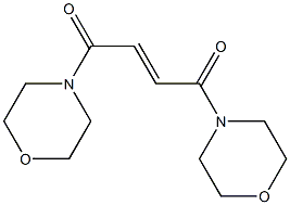 1,4-dimorpholin-4-ylbut-2-ene-1,4-dione Structure