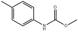 4-メチルフェニルカルバミド酸メチル 化学構造式