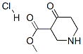 4-哌啶酮-3-羧酸甲酯盐酸盐, 56026-52-9, 结构式