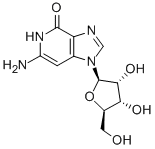 3-deazaguanosine, 56039-11-3, 结构式