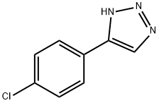 4-(4-Chlorophenyl)-1H-1,2,3-triazole Struktur