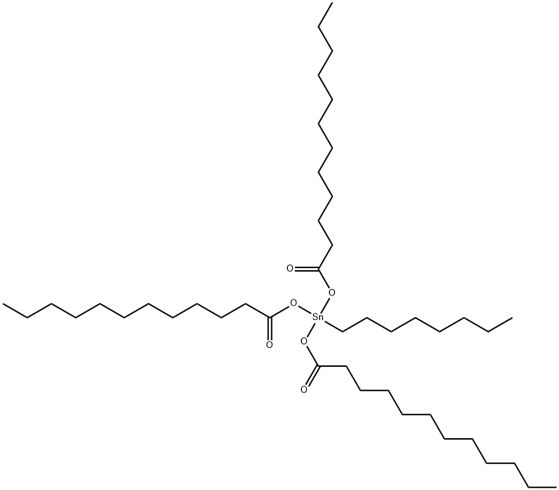 tris(lauroyloxy)octylstannane Struktur