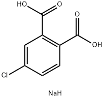 4-CHLOROPHTHALIC ACID MONOSODIUM SALT Structure