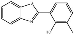 2-(2-ベンゾチアゾリル)-6-メチルフェノール 化学構造式