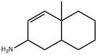1,2,4a,5,6,7,8,8a-Octahydro-4a-methyl-2-naphthalenamine Structure