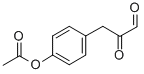 3-(4-ACETOXYPHENYL)-2-OXOPROPANAL 结构式