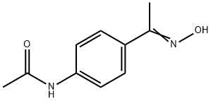 N-{4-[(1Z)-N-HYDROXYETHANIMIDOYL]PHENYL}ACETAMIDE Struktur