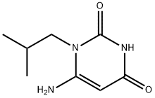 4-氨基-3-异丁基嘧啶-2,6-二酮 结构式