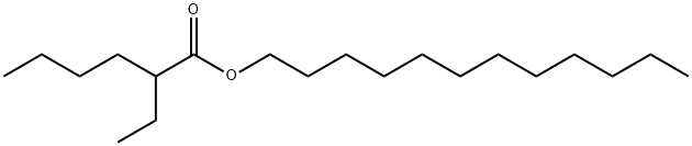 月桂醇乙基己酸酯, 56078-38-7, 结构式