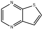 チエノ[2,3-b]ピラジン 化学構造式