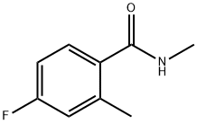 4-FLUORO-N,2-DIMETHYLBENZAMIDE Structure