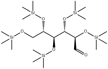 2-O,3-O,4-O,5-O,6-O-ペンタキス(トリメチルシリル)-L-アルトロース 化学構造式