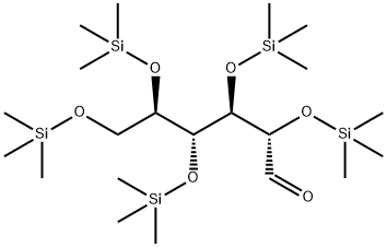 2-O,3-O,4-O,5-O,6-O-ペンタキス(トリメチルシリル)-D-アルトロース 化学構造式