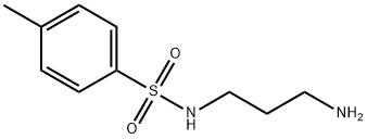 N-(3-氨基丙基)-4-甲基苯磺胺 结构式