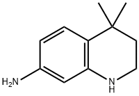 7-QuinolinaMine, 1,2,3,4-tetrahydro-4,4-diMethyl- Structure