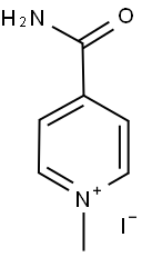 4-Carbamoyl-1-methylpyridiniumiodide Structure